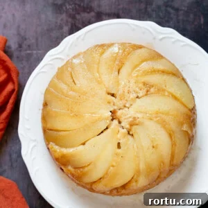 Moist Vegan Pear Upside-Down Cake Recipe 13 Pear Upside Down Cake. This amazing Vegan Upside Down Cake needs just 1 Bowl and 40 mins. Use oother fruits for variation. #Vegan #Nutfree #Soyfree #Recipe Glutenfree option #VeganRicha #PearCake | VeganRicha.com