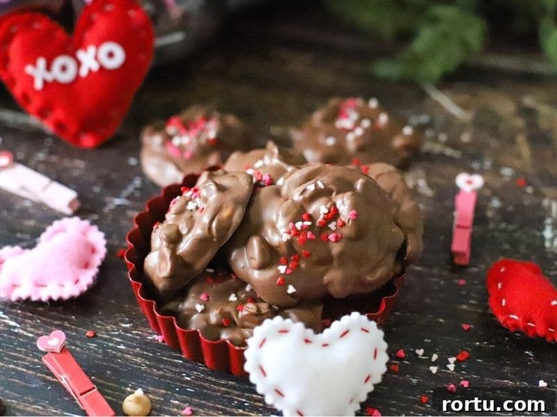 Slow-Cooker Chocolate Candy Recipe: Creamy No-Bake Treat 8 Valentine's Day Chocolate candy