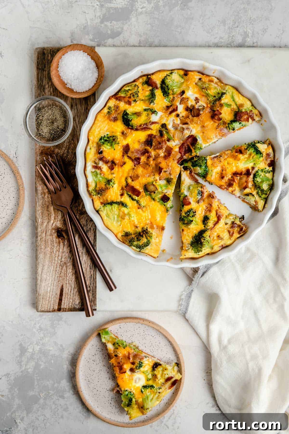 Broccoli Cheddar Quiche in a Crispy Sweet Potato Crust 7 broccoli cheddar quiche