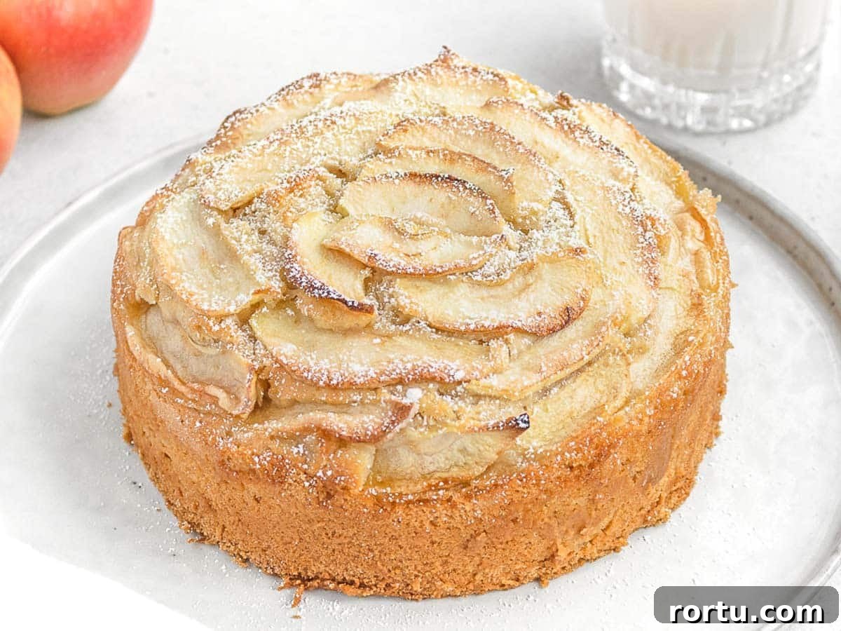 baked vegan apple cake