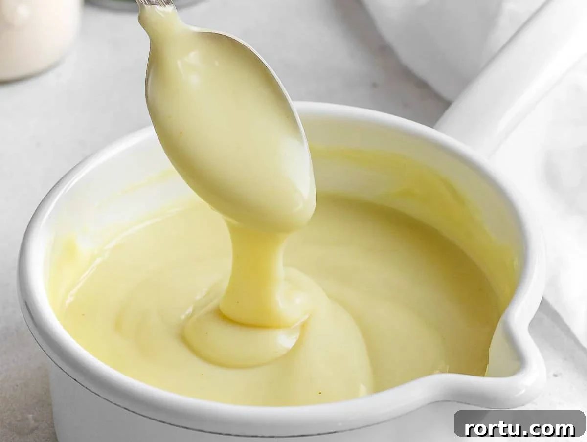 custard variation with vanilla