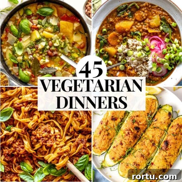 vegetarian dinner ideas with healthy meals