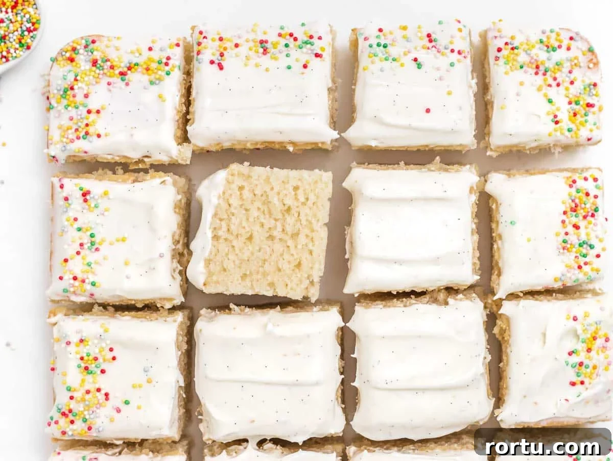 Vegan vanilla cake with frosting