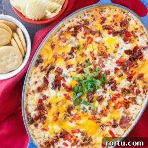 Warm Cheesy Bacon Dip recipe