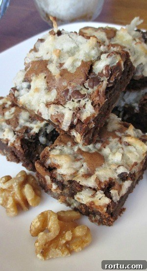 Macaroon Brownie Topping