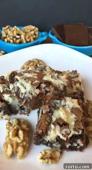 Macaroon Brownie Topping