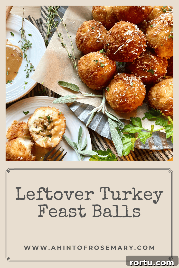 Leftover Turkey Feast Balls