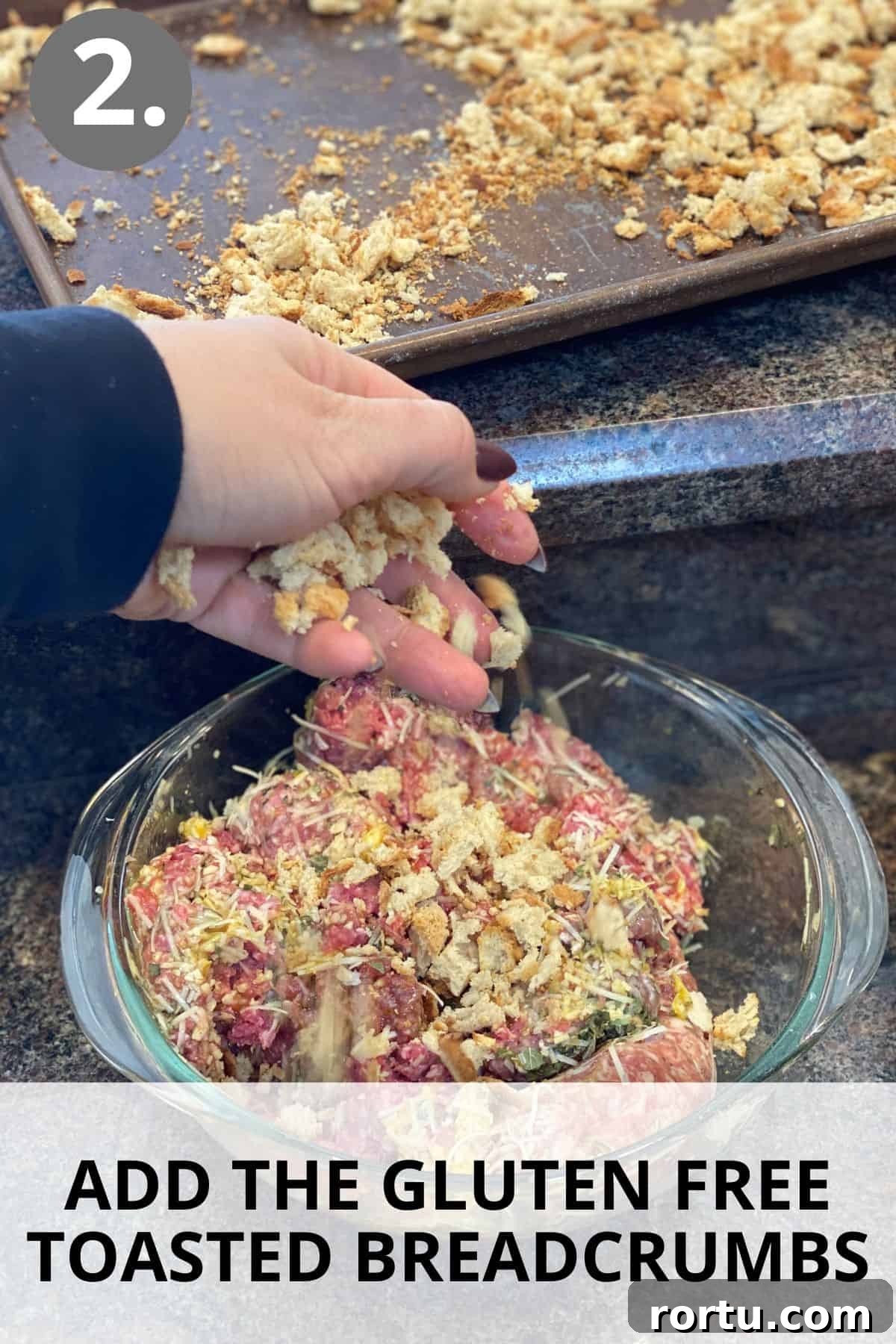 Easy Gluten Free Meatballs bring formed