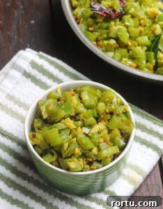 Steamed capsicum