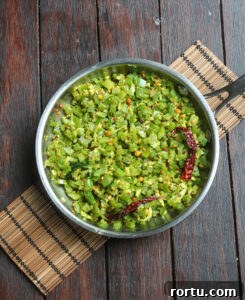 Ingredients for capsicum poriyal