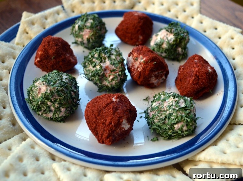 Mini Smoked Salmon Cheese Balls