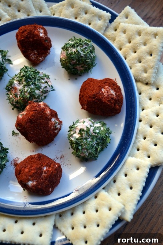 Mini Smoked Salmon Cheese Balls
