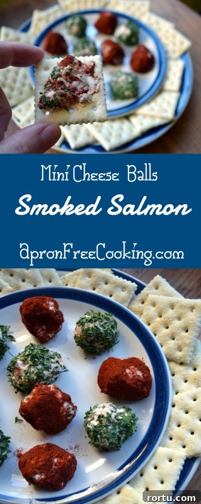Mini Smoked Salmon Cheese Balls