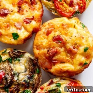 Image of beautifully composed eggs muffins