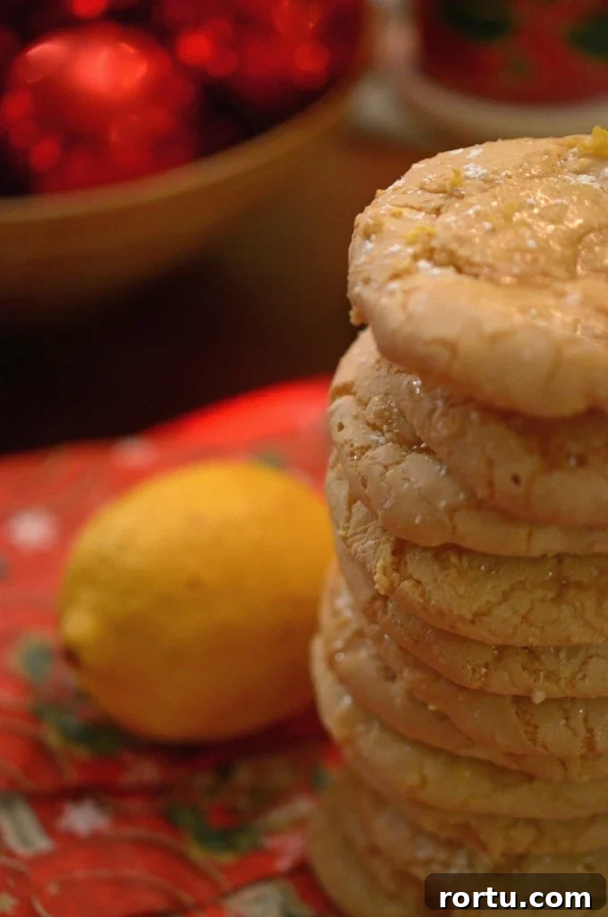 Zesty Lemon Ice Cookies Recipe for Bright, Refreshing Treats 3 A close up of cookies