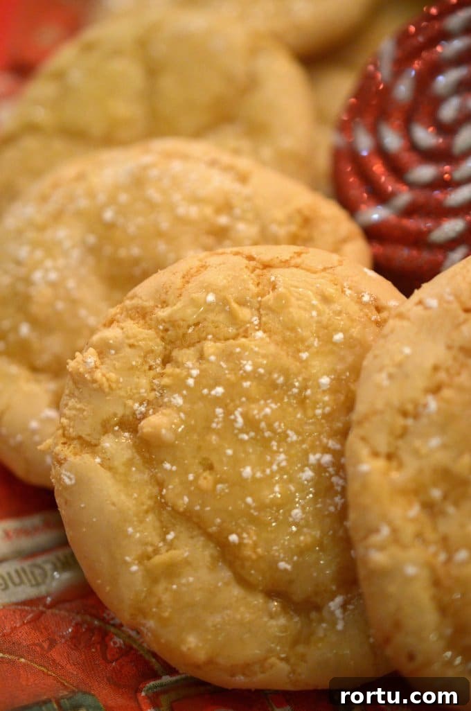 Zesty Lemon Ice Cookies Recipe for Bright, Refreshing Treats 4 A close up of Cookies
