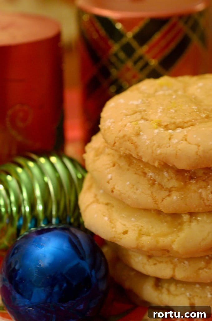 Zesty Lemon Ice Cookies Recipe for Bright, Refreshing Treats 7 A close up of food on a table, with Cookies