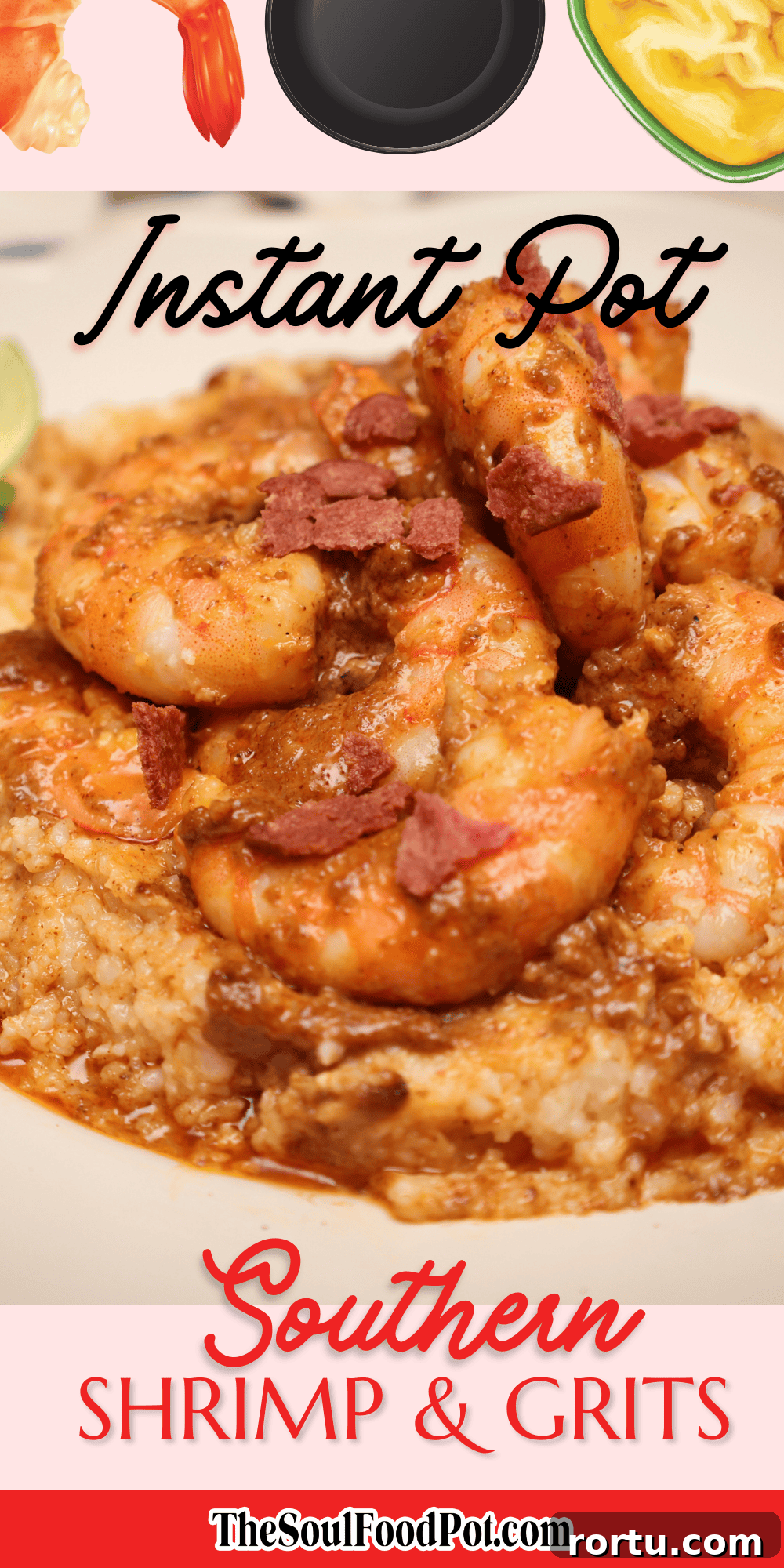 Instant Pot Black Folks Southern Shrimp & Grits Recipe