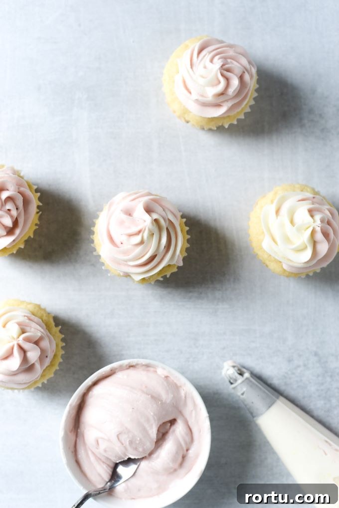 Zesty Lemon Strawberry Cupcakes with Cream Cheese Frosting 8 img 547 7