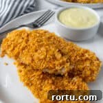 Baked Cornflake Chicken Tenders.