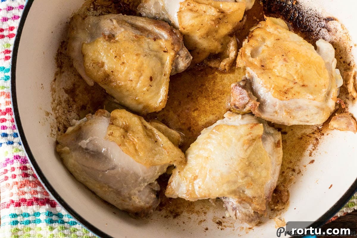 Chicken in White Sauce