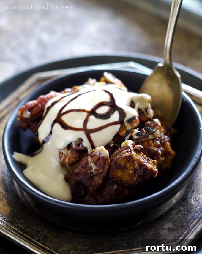 Easy Peasy Pumpkin Spice Bread Pudding {Free from: Gluten, Dairy, Eggs, Refined Sugar, oil, soy and corn, and with a nut and grain-free option. Full of: awesome!}