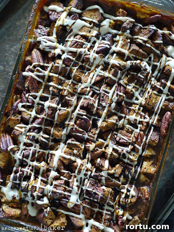 Easy Peasy Pumpkin Spice Bread Pudding {Free from: Gluten, Dairy, Eggs, Refined Sugar, oil, soy and corn, and with a nut-free option. Full of: awesome!}