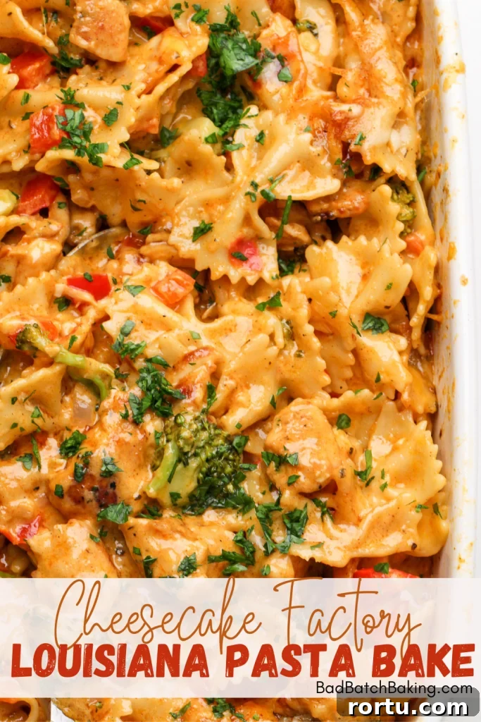 Creamy Louisiana Chicken Pasta Bake with Cajun Spice 5 Louisiana Chicken Pasta Bake
