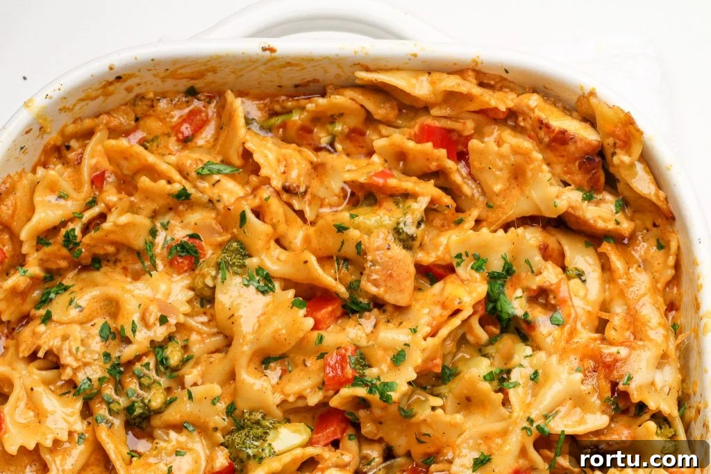 Creamy Louisiana Chicken Pasta Bake with Cajun Spice 4 Louisiana Chicken Pasta Bake