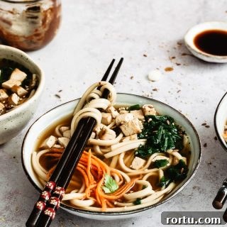 Vegan noodles healthy and quick