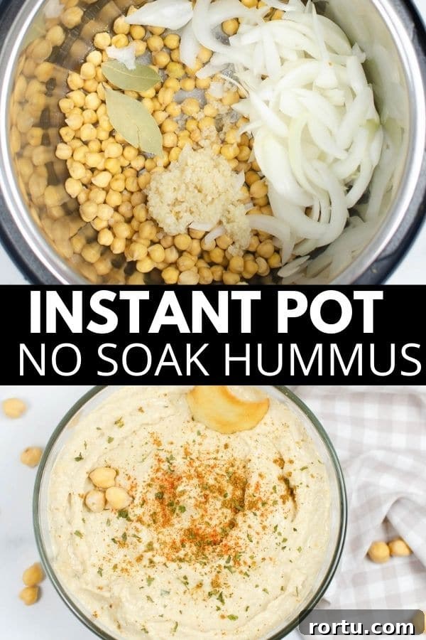 instant pot hummus