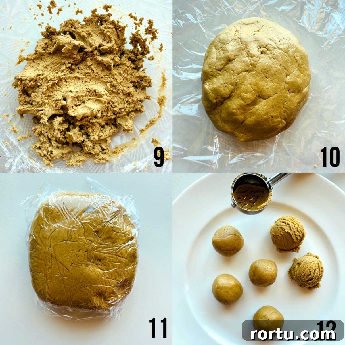 Soft Chewy Gingerbread Cookies Recipe for Holiday Baking 6 gingerbread process shots 9-12