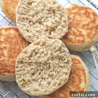 gluten free sourdough English muffins