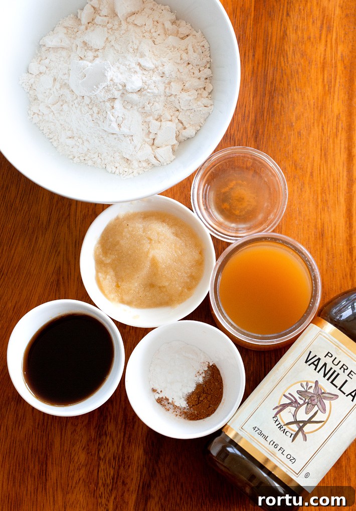 Baked Apple Cider Doughnut Ingredients Baked Apple Cider Doughnut Ingredients