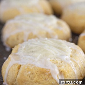 Cream Cheese Danish Made with Crescent Rolls: Quick Recipe 9 A tray of baked crescent roll cream cheese danishes.