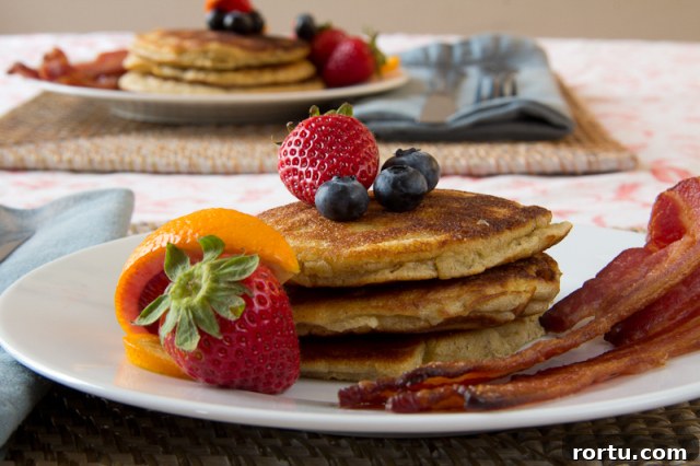 Light and Fluffy Almond Flour Pancakes Recipe 2 fluffy almond flour pancakes