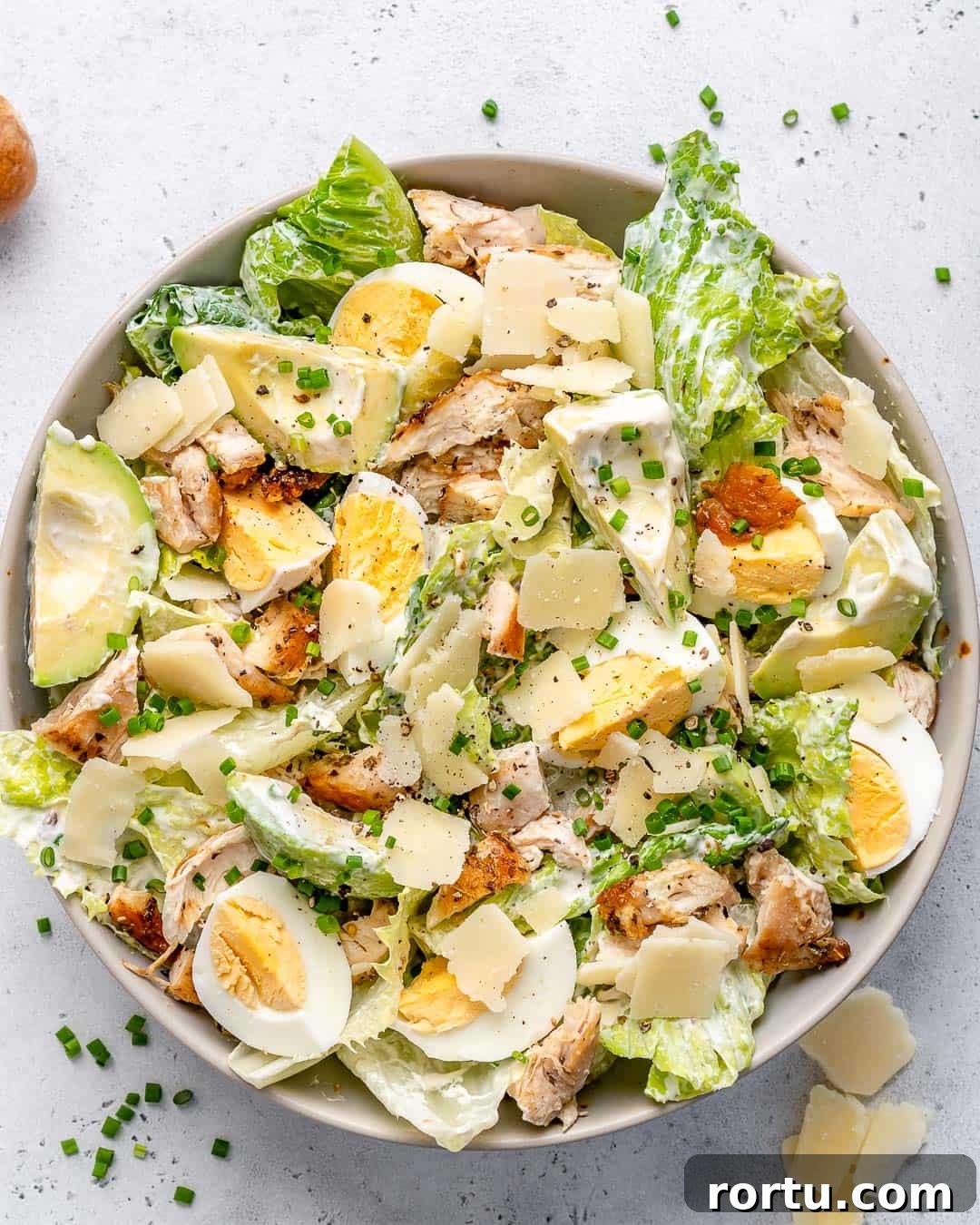 Low Carb Chicken Caesar Salad