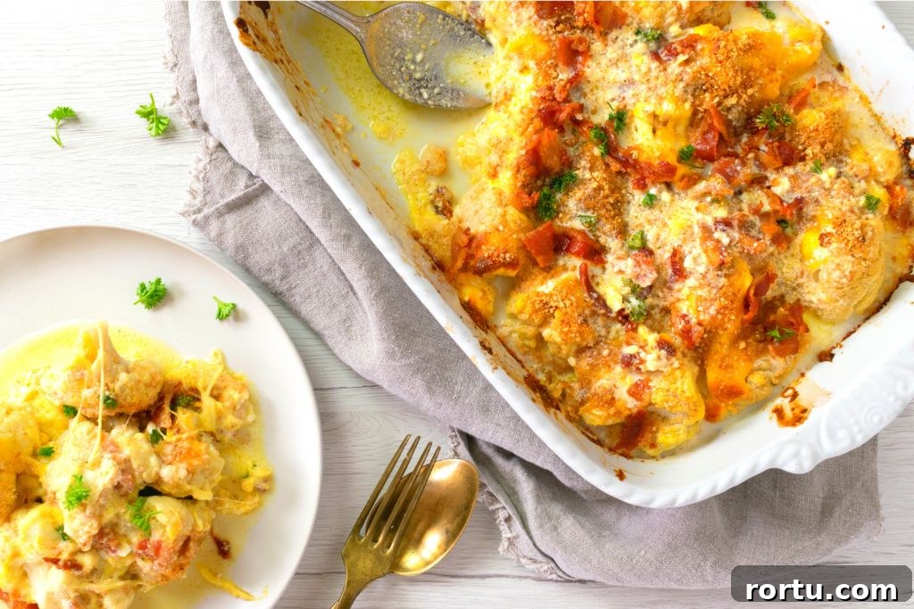 Keto Cauliflower Mac & Cheese