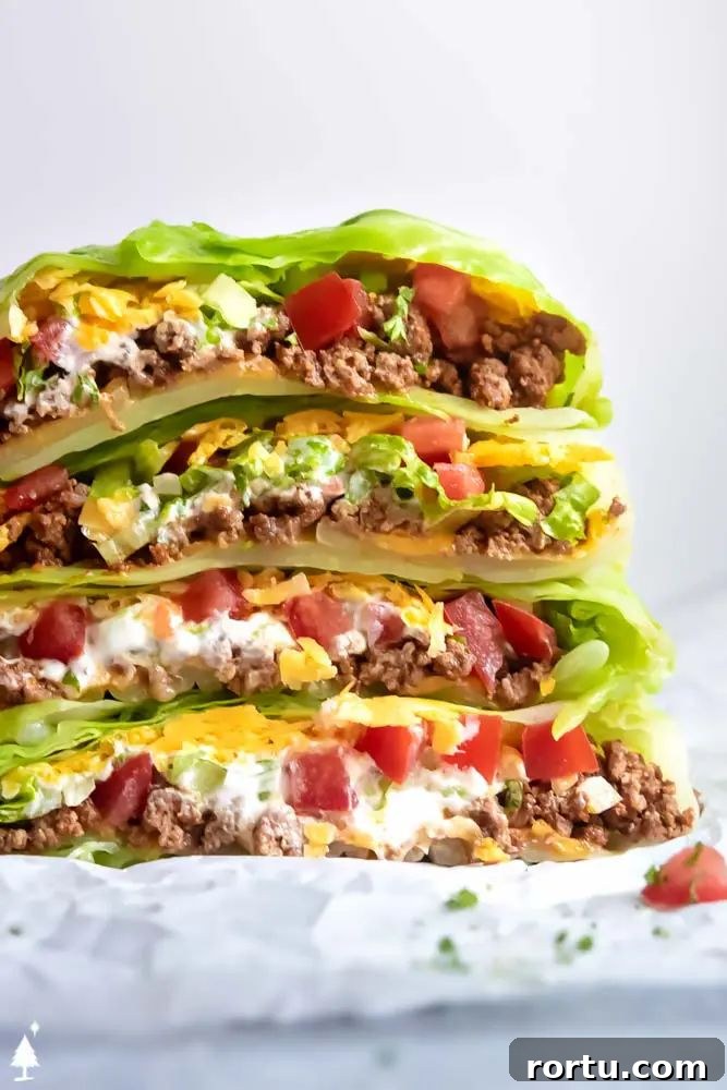 Low Carb Crunchwrap Supreme