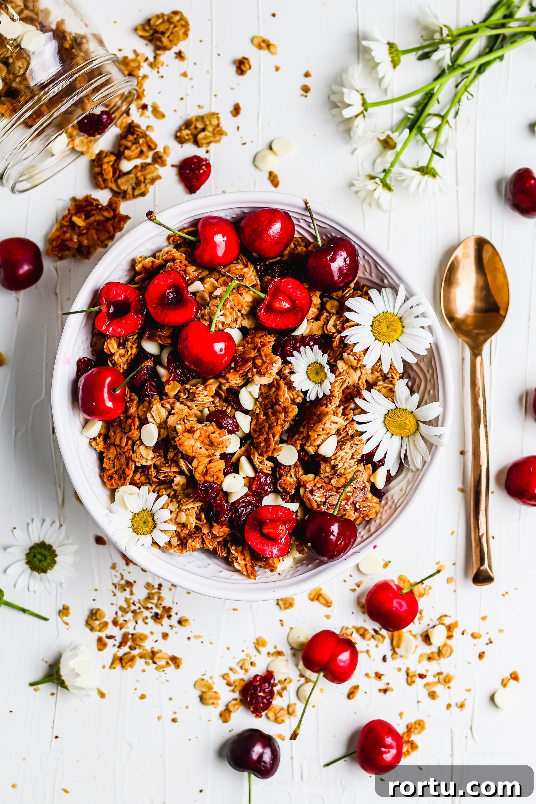 White Chocolate Cherry Granola