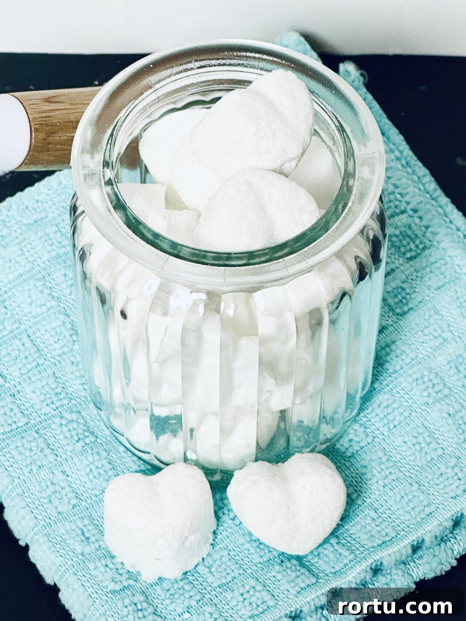 dishwashing tablets in a jar