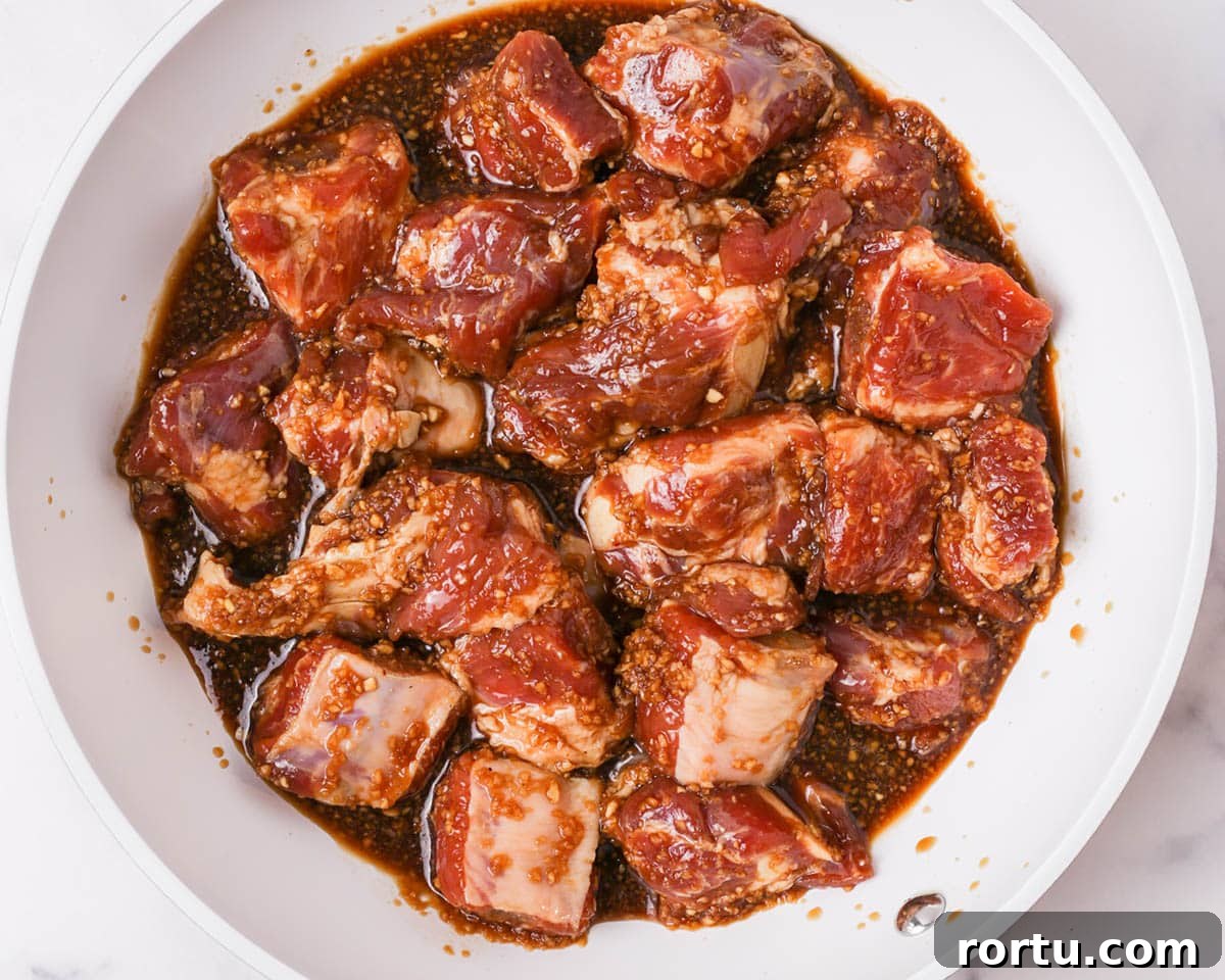 Korean Braised Pork Ribs (Dwaeji Galbijjim) Recipe 12 img 9705 11
