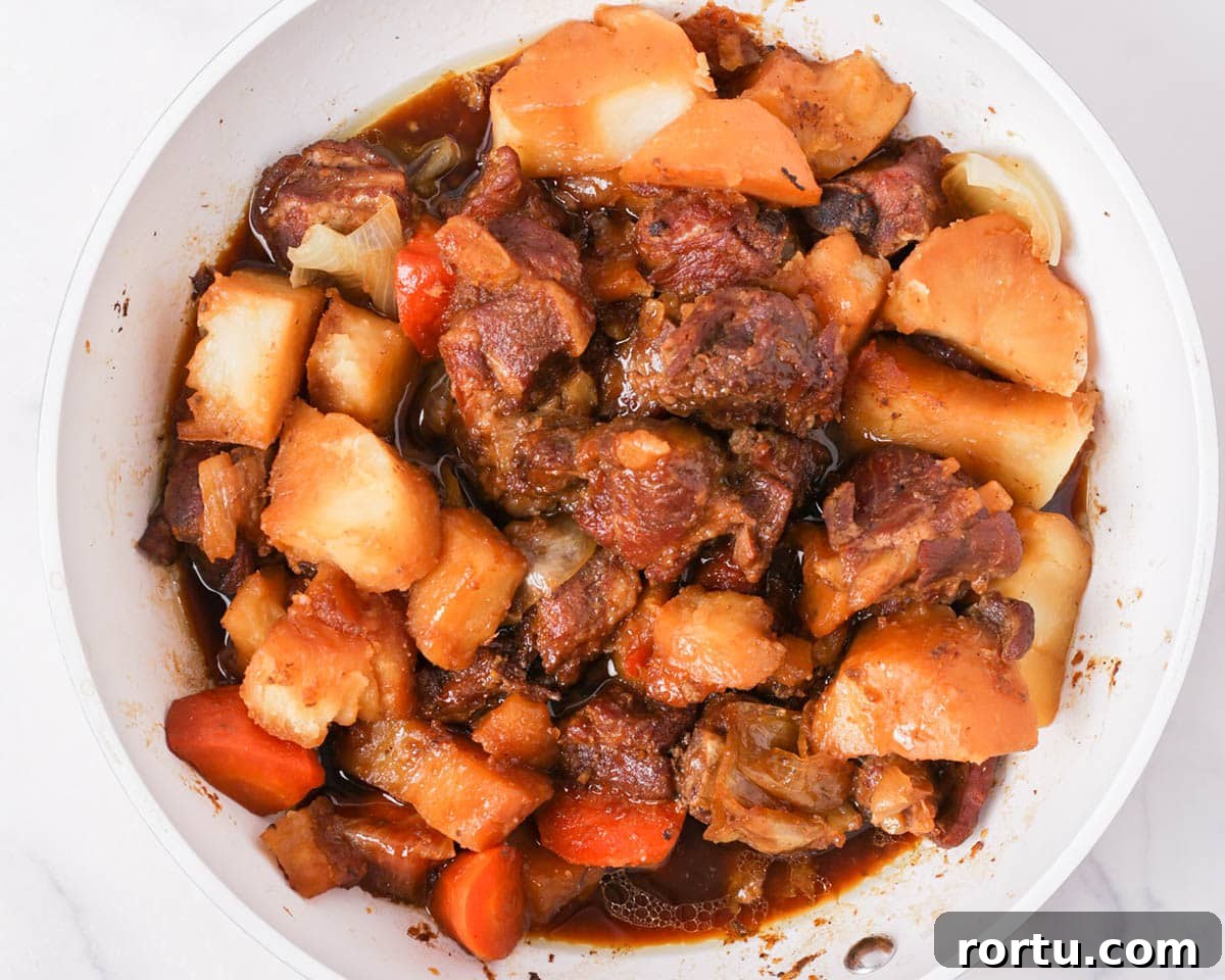 Korean Braised Pork Ribs (Dwaeji Galbijjim) Recipe 14 img 9705 13