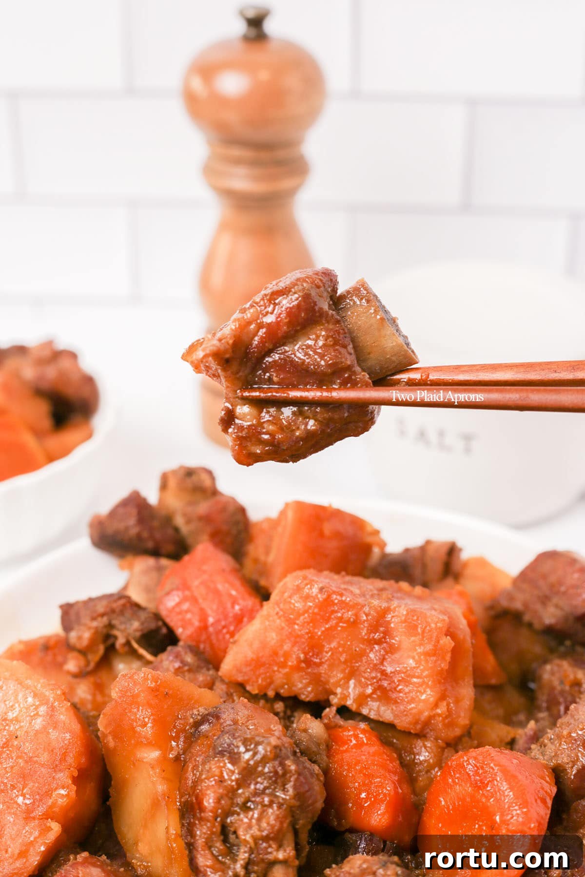 Korean Braised Pork Ribs (Dwaeji Galbijjim) Recipe 16 img 9705 15