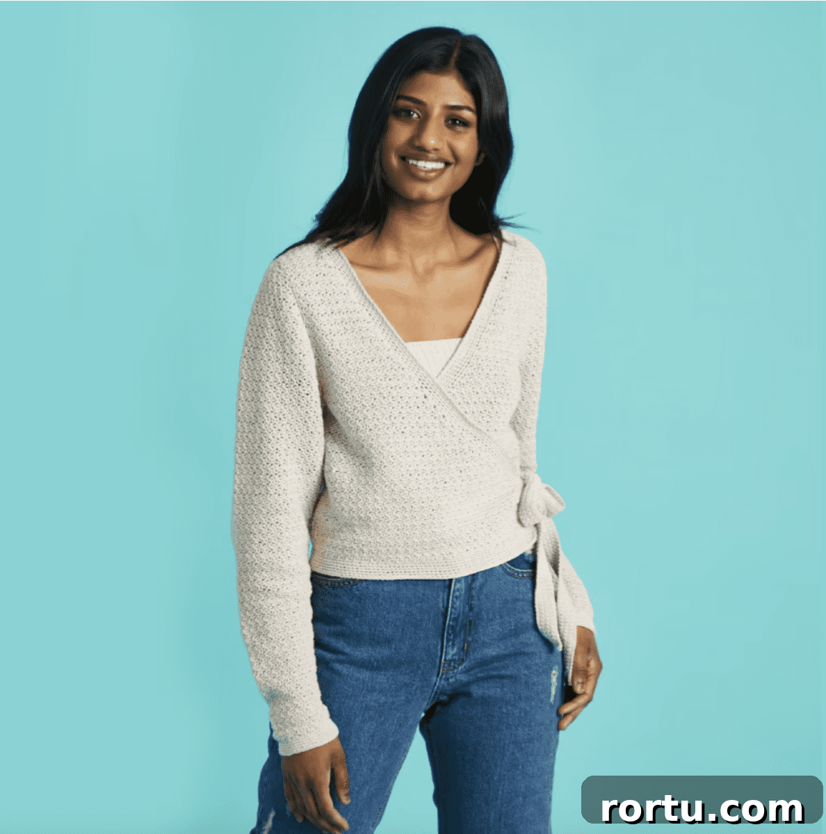 wrap sweater