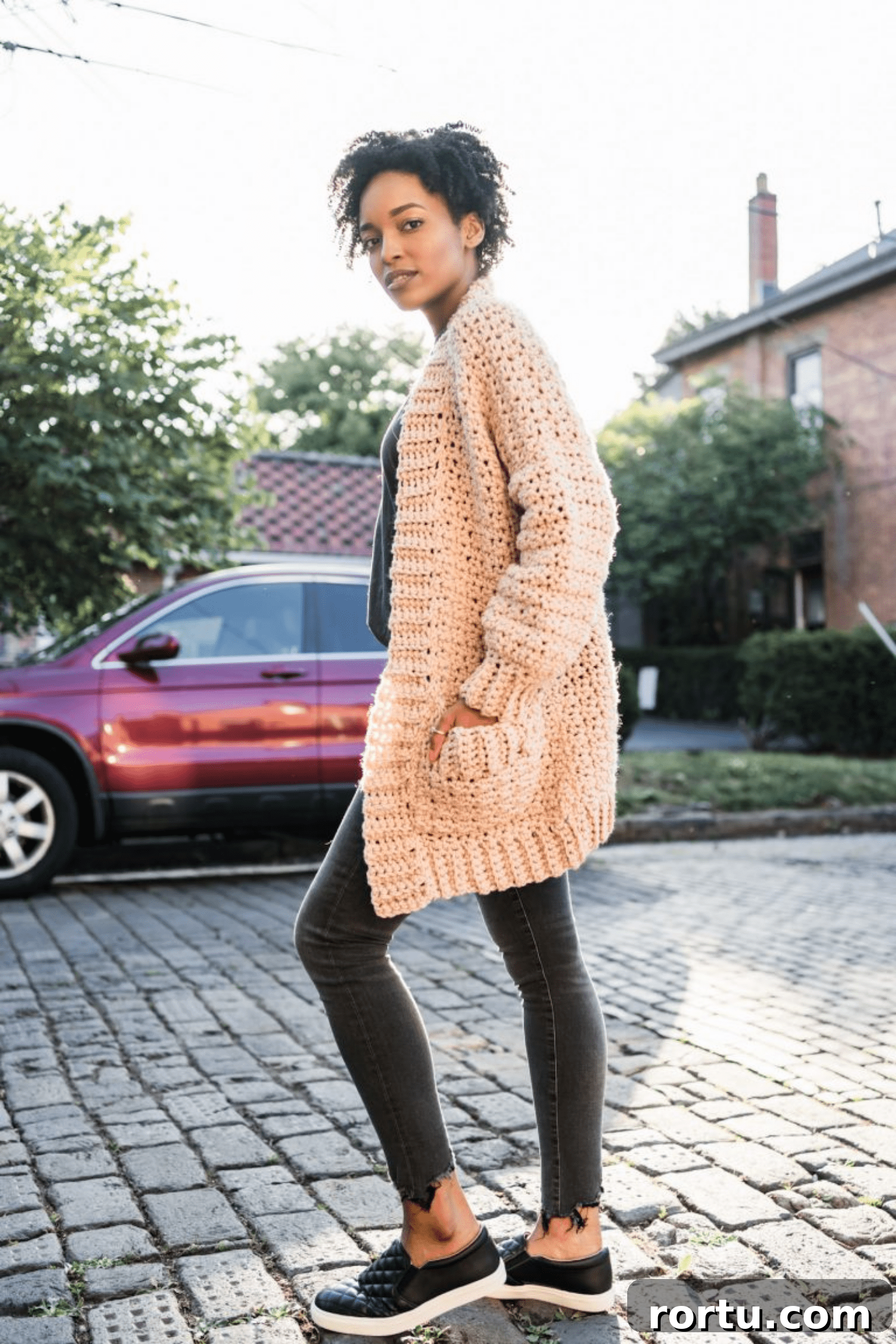 Chunky Cardigan Sweater